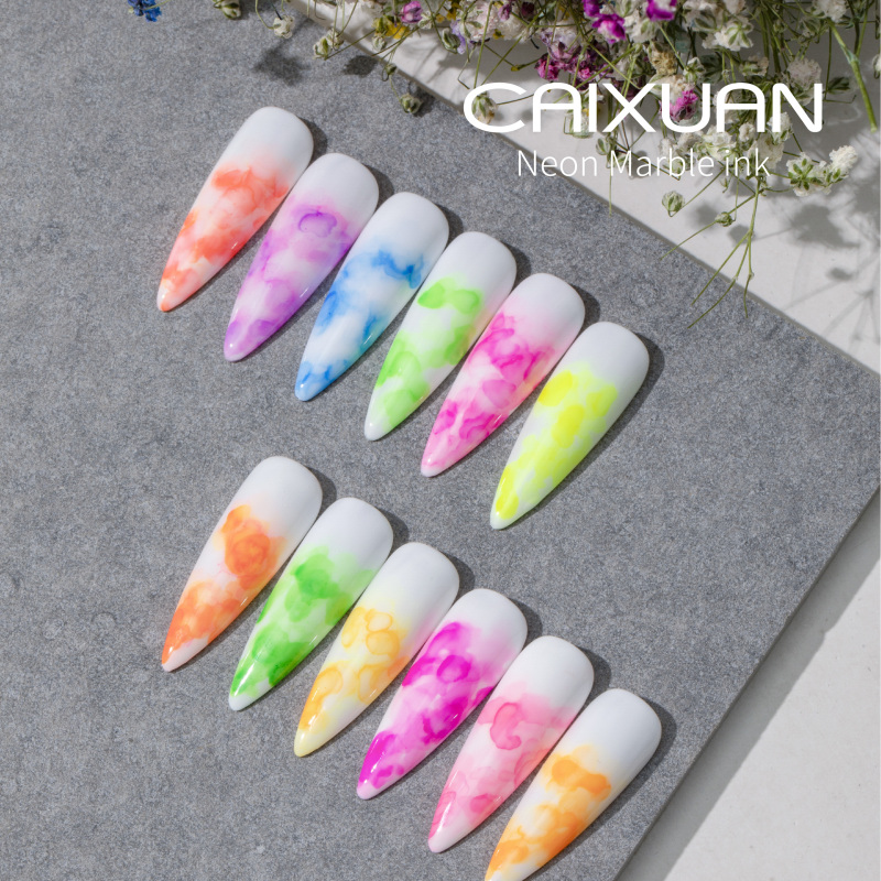 caixuan 2020 new color marble ink neoneffect 