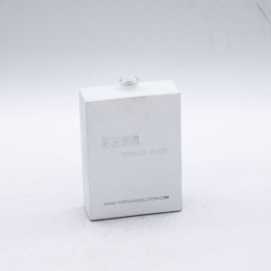 wholesale printing logo empty white luxury spray glass perfume bottles square