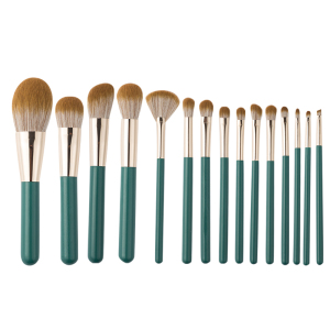 Best Price 15Pcs Fillable Pastel Promotional Cleaner Personalied Custom Makeup Brushes Set