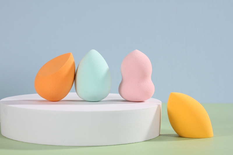 Popular Beauty Sponges Set With Egg Box Beauty Facial Foundation Blending Makeup Sponge Set