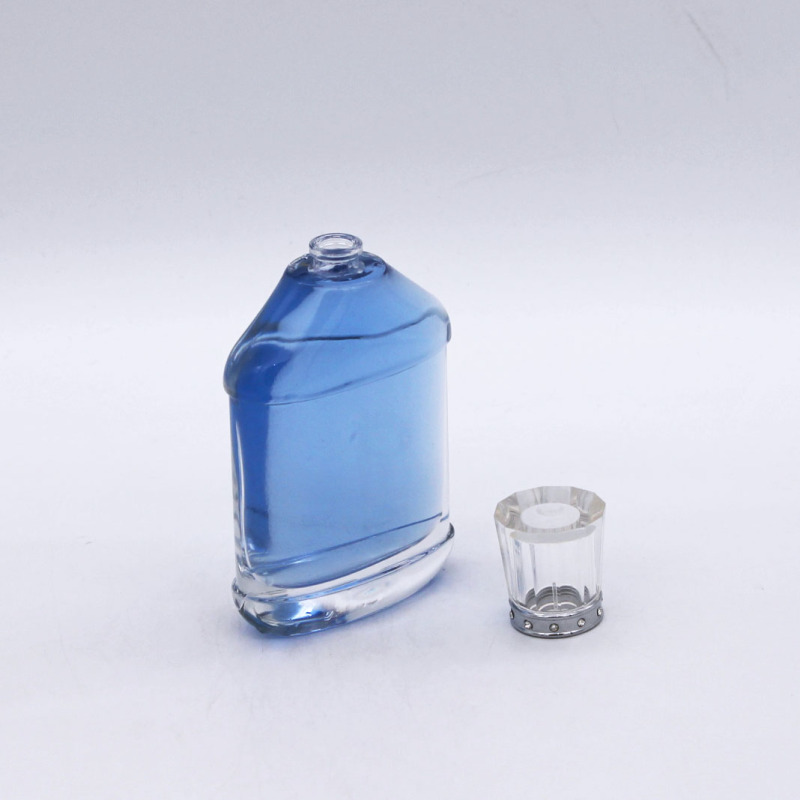 customized luxury glass 100ml cosmetic container fancy empty perfume bottles