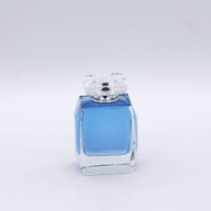 personalized latest high-end clear glass cosmetic 100ml empty perfume bottle