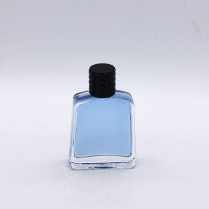 wholesale design transparent luxury cosmetic glass empty perfume bottles 100ml