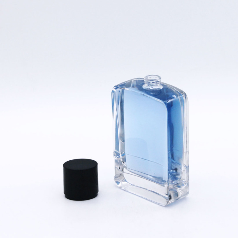 accept customized 100ml perfume cosmetic packaging clear glass bottles wholesale