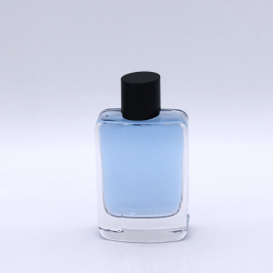 accept customized 100ml perfume cosmetic packaging clear glass bottles wholesale