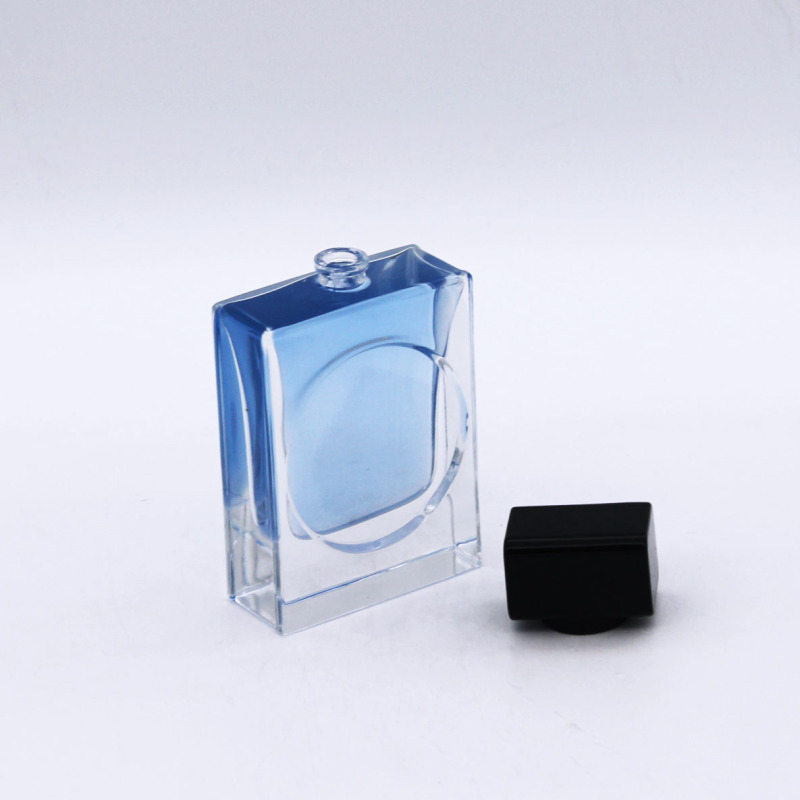 good quality latest empty cosmetic container 100ml perfume clear glass bottle