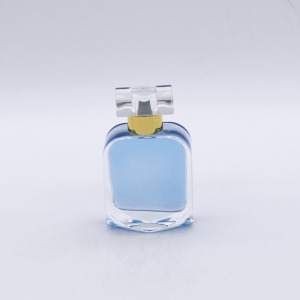 custom transparent 100ml glass cosmetic packaging clear empty perfume bottles