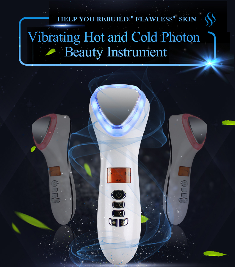 Hot cold skin care device