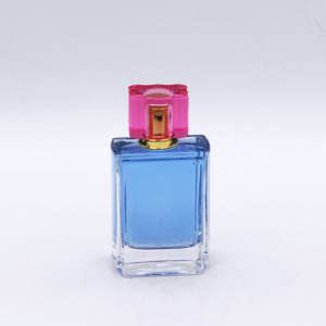 personalized high-end empty cosmetic packaging glass perfume clear bottle