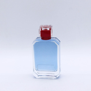custom made luxury empty cosmetics perfume packaging 100ml clear glass bottle