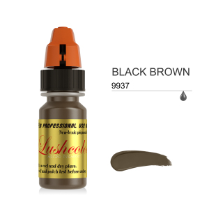 9937 BLACK BROWN LUSHCOLOR Micro Semi Cream Pigments