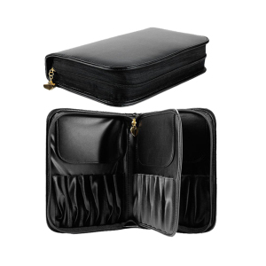 High Quality Zipper Brush Case For Holding 29pcs Makeup Brushes Unisex Travel Easy Carrying Makeup Brush Set Bag 