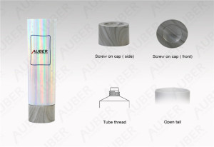 D40mm Holographic HGL Tubes Packaging