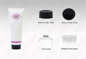 D35mm White Tubes For Cosmetics Hair Shampoo