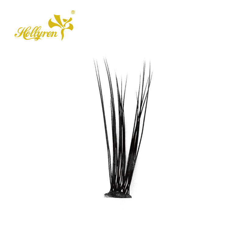 Hot selling high quality fish tail cluster eyelashes