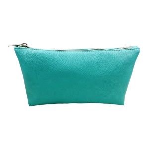 Fashion Style Blue Make Up Travel Pouches Customize Your Logo Lady Clutch Cosmetic Store Bag 