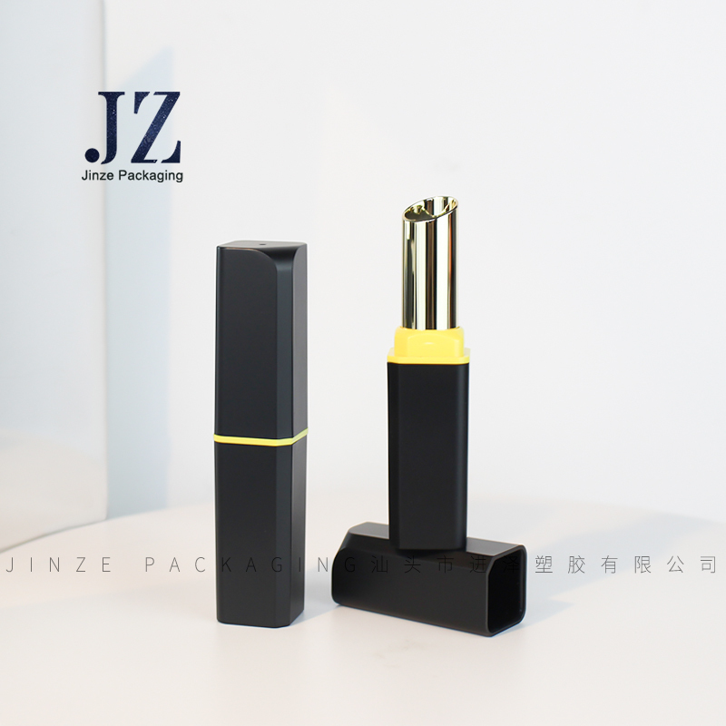 Jinze special design of lid long and thin square lipstick tube lip balm container 11.1mm