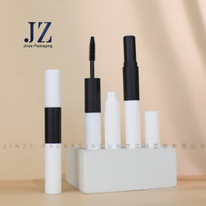 jinze 2 in 1 mascara tube with highlight contouring empty packaging 8ml liquid eyebrow container
