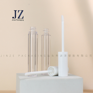 Jinze lip gloss tube 3ml capacity round liquid glitter eyeshadow container cosmetic packaging