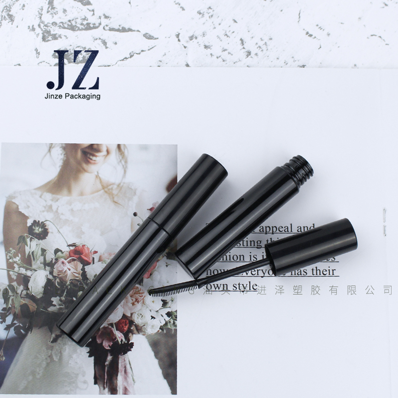 jinze empty mascara tube 8ml eyelash growth serum packaging container with comb brush