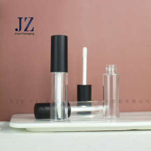 Jinze round shape 11ml empty lip oil tube cosmetic lip gloss packaging factory