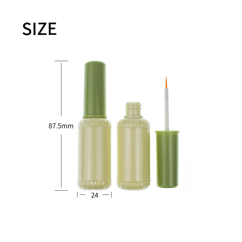 jinze eyeliner tube 14ml capacity bottle shape empty eyelash serum container plastic packaging
