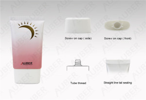 D35mm Super Oval Hand Cream Aluminum Laminated Tubes Plastic Packaging Tubes