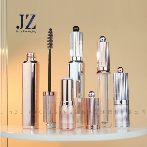 Jinze gear shape cosmetic packaging set lipstick tube lip gloss container empty mascara bottle