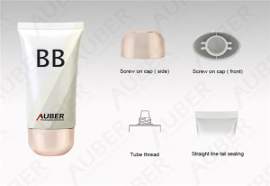 D35mm Oval Plastic BB Cream Packaging Plastic Tube