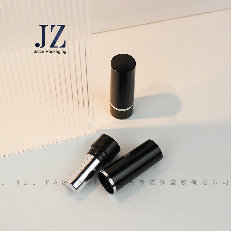 Jinze screw lid round shape empty lipstick tube lip balm packaging custom color