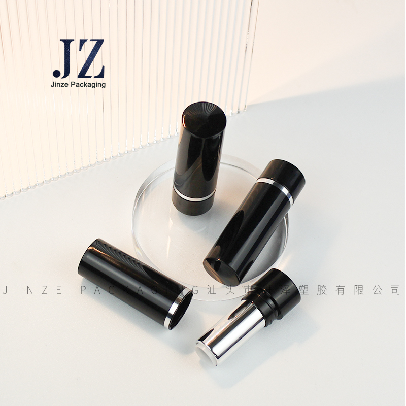 Jinze screw lid round shape empty lipstick tube lip balm packaging custom color