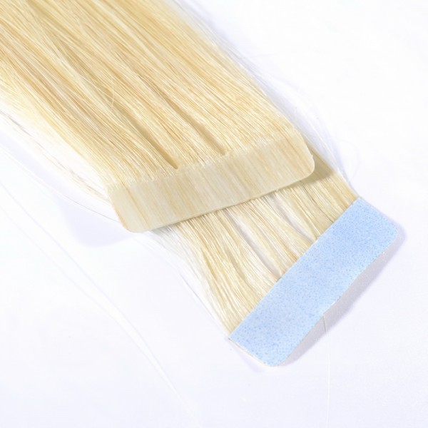 613 Tape Straight Hair Extensions Blonde Skin Weft Tape-in Virgin Hair Extension