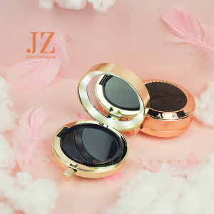 Jinze watches shape cushion case empty bb cream cushion packaging with mirror and light