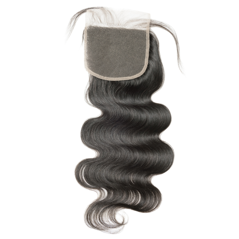 Premium Donor Human Virgin Hair Top Quality 5x5 Body Wave Free Part Lace Closure