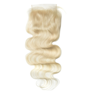 Premium Donor Virgin Hair Top Quality 5x5 Blonde 613 Body Wave Lace Closure