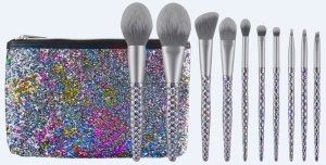 Fay holiday makeup brush set with bag