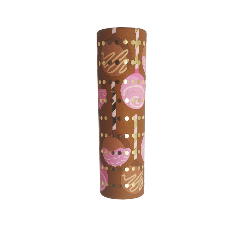 Special Offer Design High Quality Luxury Brown Gift Paper Lipstick Tube Packaging