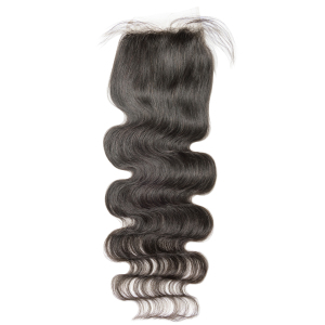 Premium Donor Virgin Hair Top Quality 5x5 Body Wave Transparent Lace Closure
