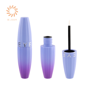 Empty Makeup Tube Barrel Shape Vertical Stripe High Quality Liquid Eyeliner Packaging