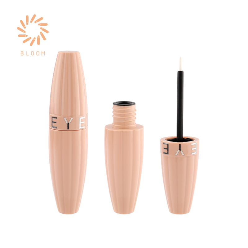 Empty Makeup Tube Barrel Shape Vertical Stripe High Quality Liquid Eyeliner Packaging