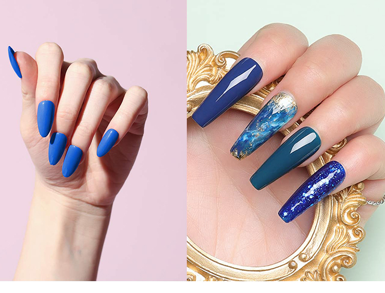 Aosmei factory nail supplies dry blue haze color uv gel eco friendly matte organic long lasting nail gel polish