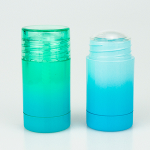 Custom Finish ABS Foudation Spiral Face Stick Tube with Clear Dust Cover Deodorant Concealer