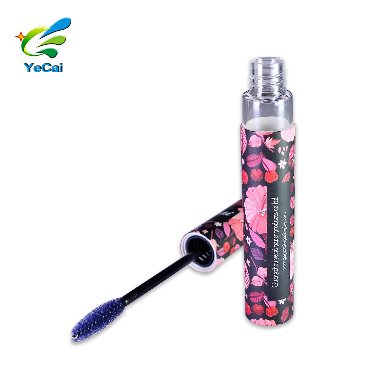 Factory sell cardboard cosmetic tubes mascara tube bottle empty eyeliner container packaging