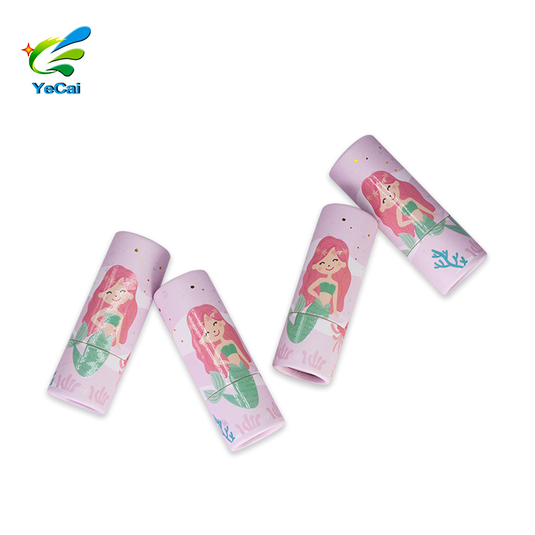 New arrival 50g twist up solid perfume stick round paper tube cardboard container