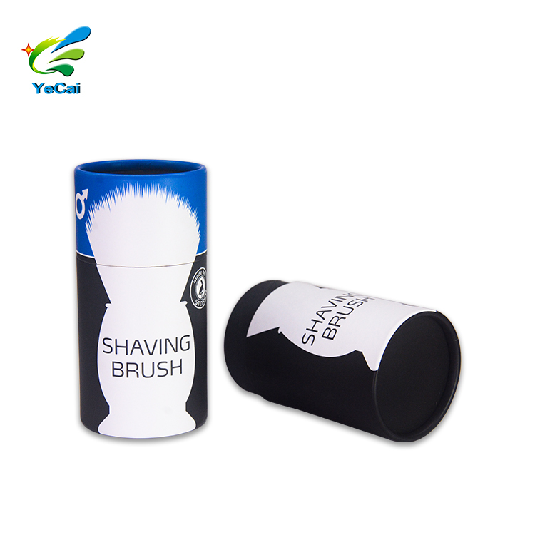 Latest prices recycled paper tube cosmetic packaging luxury cylinder tube paper box for make up brushes