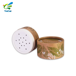 pepper kraft tube salt spices and herbs packaging loose powder paper tube container with shaker sifter