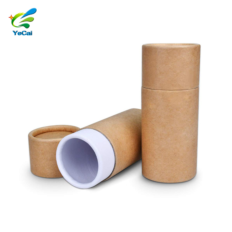 Low cost biodegradable kraft cardboard tube boxes 10ml essential oil tube packaging