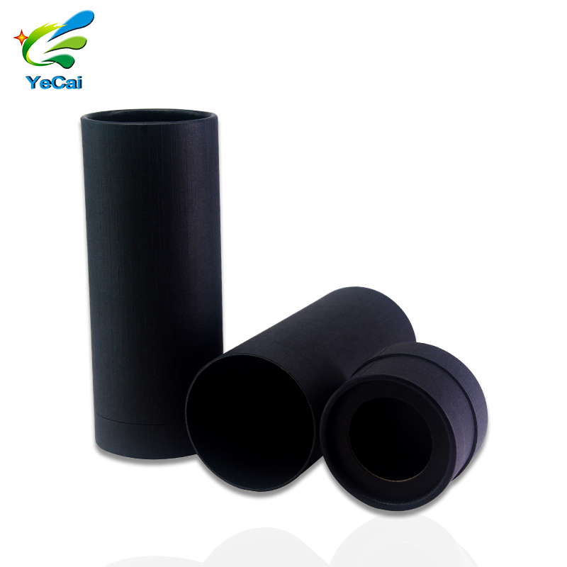 Free design recycled pen cartridge packaging kraft paper tube round packaging box for hemp oils bottles 