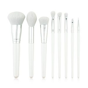 8pcs white brush set 