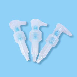 Colorful All Plastic Screw Collar Mono Material Rib Smooth Skirt PP Spring Lotion Pump Dispenser  
